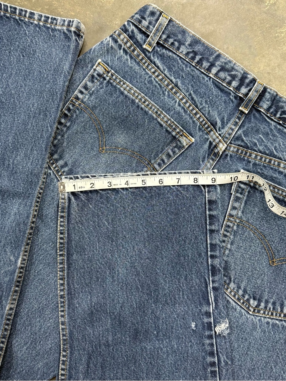 Vintage 90s Levis SilverTab Straight Loose Baggy Jeans 36x36 USA - Picture 10 of 11